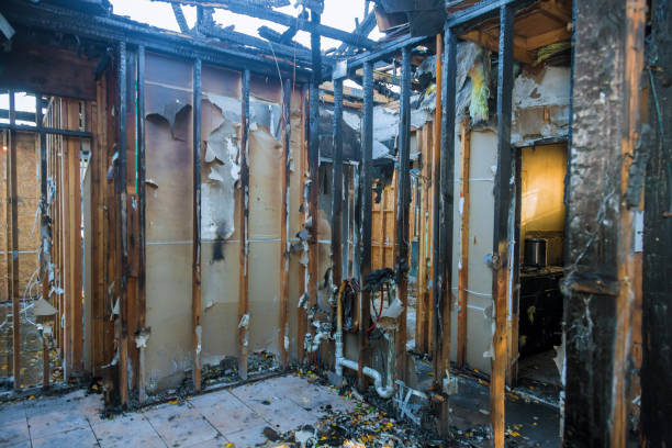 Professional Fire Damage Repair technician working in Chester Heights, PA